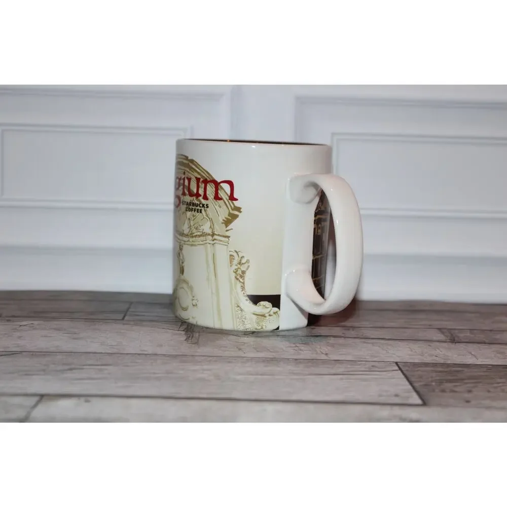 Starbucks Belgium Bruxelles Belgique Coffee Mug 16 oz Collector City Cup